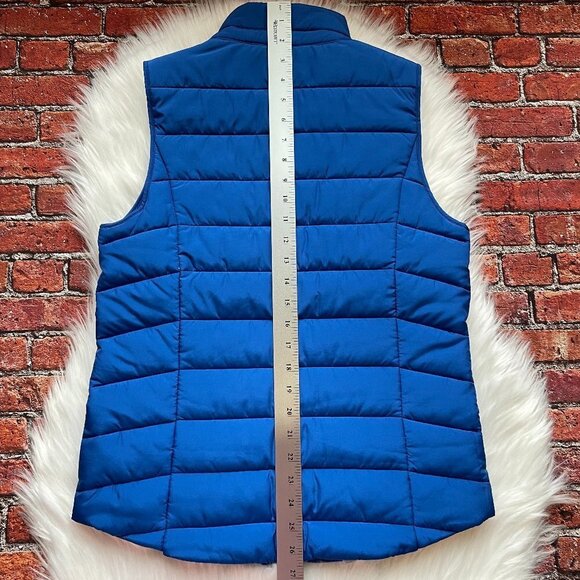 NWT! Michael Kors Blue Women's Puffer Vest XS - Picture 14 of 15